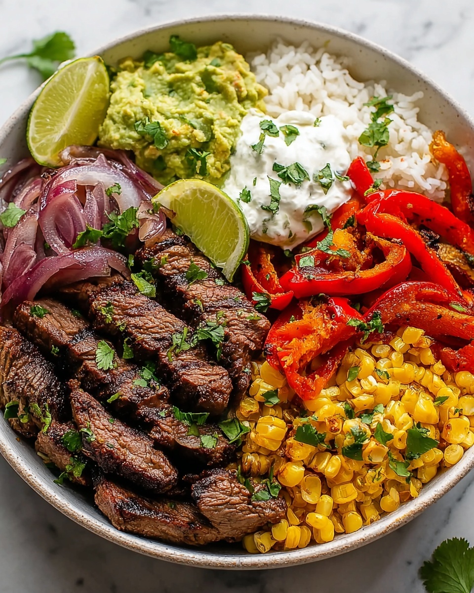High Protein Steak Fajita Bowl – Easy Low Carb Meal Recipe