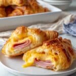 Baked Ham and Cheese Croissants Recipe