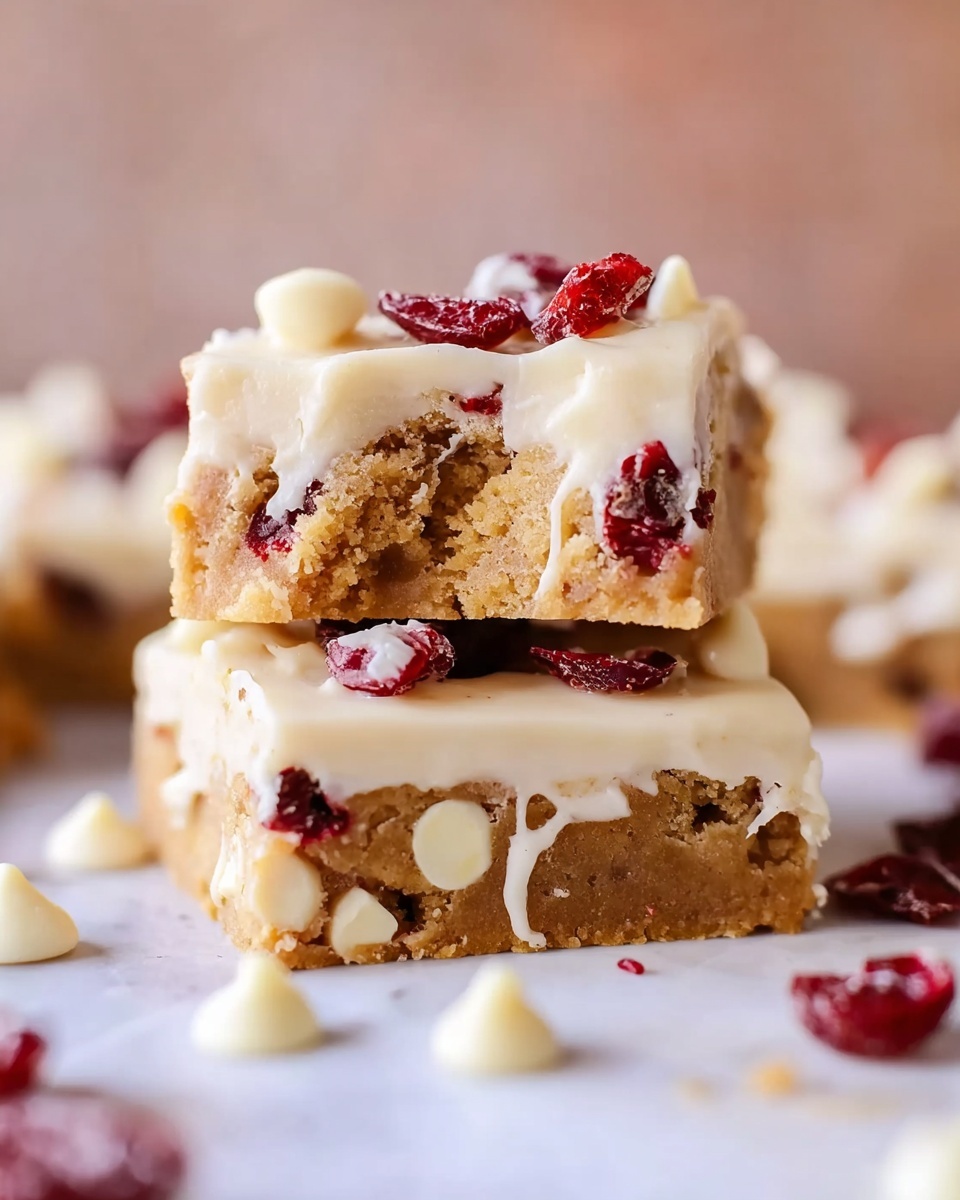 Cranberry Bliss Bars Recipe - Recipe Image