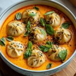 Thai Curry Dumpling Soup – Comforting Pot Sticker Recipe