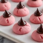Cherry Chocolate Kiss Valentine Cookies Recipe
