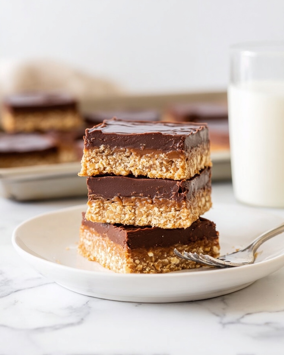 Oatmeal Fudge Bars Recipe