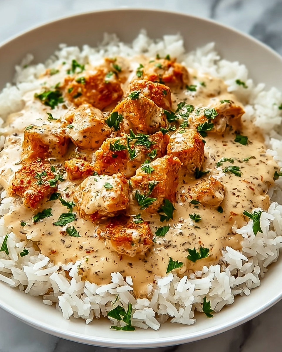 Smothered Chicken and Rice Recipe