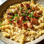Smoky White Cheddar Honey Butter Chicken Pasta Skillet Recipe