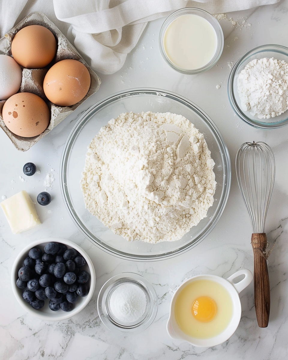 A large white plate heaped with a tall stack of golden brown pancakes, each perfectly cooked with a fluffy texture, generously topped and surrounded by plump, fresh blueberries, with amber maple syrup slowly drizzling over the entire stack, creating a glistening, mouthwatering effect, shot from a 3/4 angle on a white marble countertop with natural lighting, styled to highlight the entire impressive tower as a hero food magazine shot, photo taken with an iphone --ar 4:5 --v 7