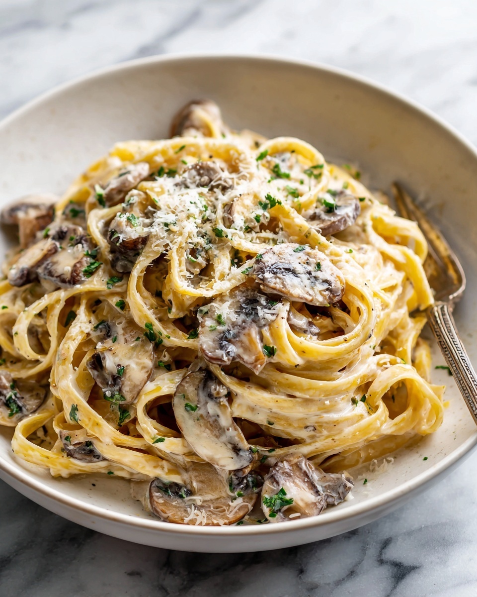 Creamy Mushroom Pasta Recipe