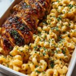 High-Protein Honey Garlic Butter Chicken with Mac & Cheese Recipe