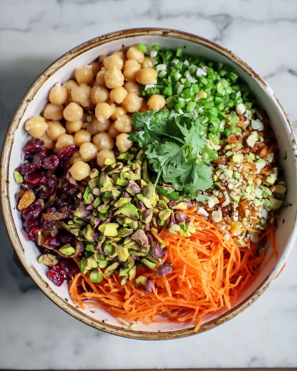 Marrakesh Carrots with Chickpeas, Dates, Feta, and Pistachios Recipe