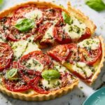 Fresh Tomato Tart with Basil and Cheese Recipe