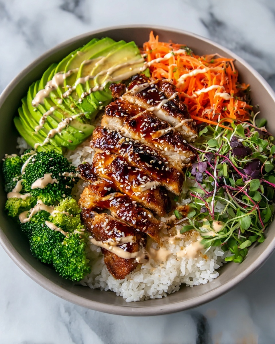 Sticky Chicken Bowls Recipe