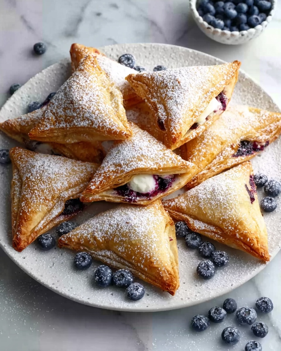Air Fryer Blueberry Cheesecake Wontons Recipe