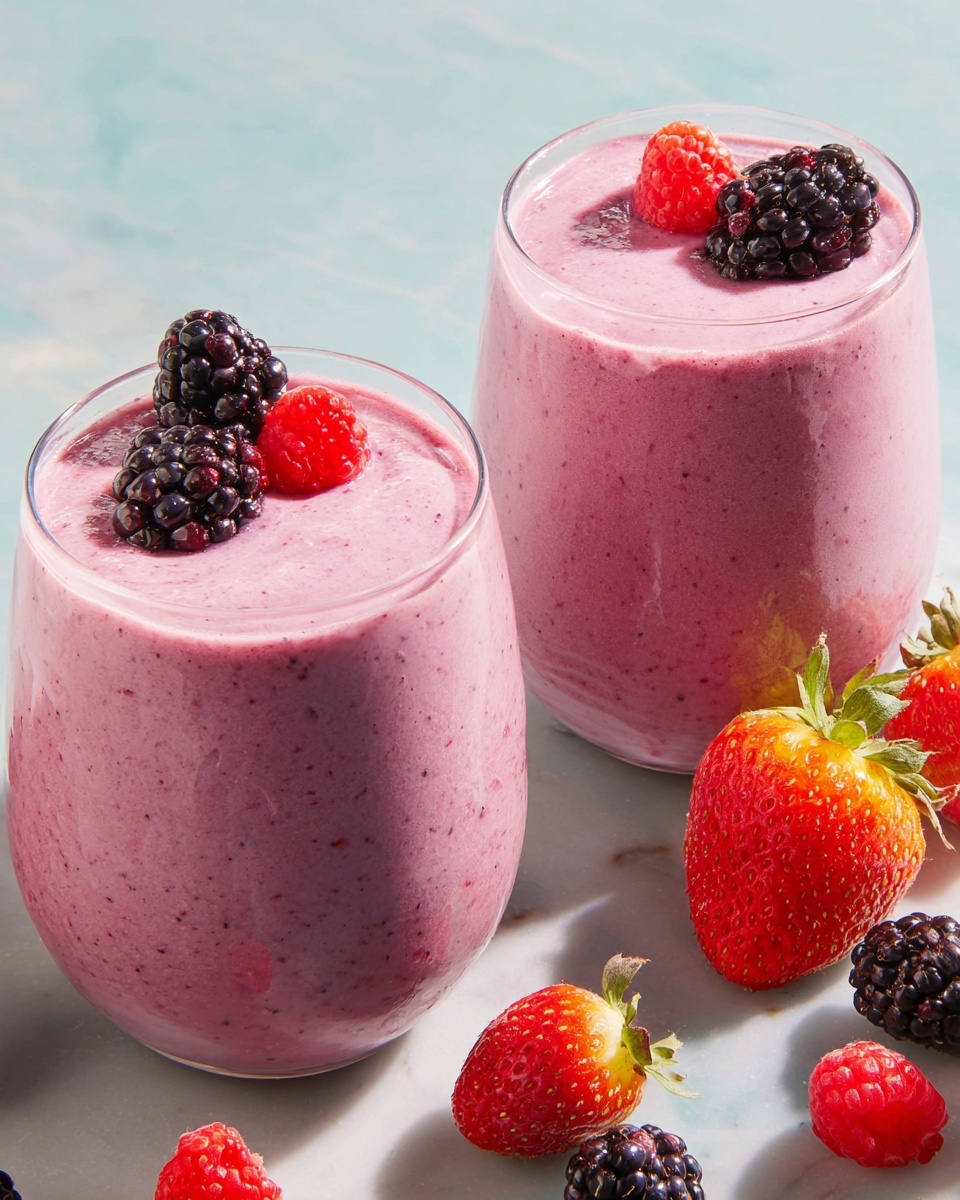 Mixed Berry Banana Smoothie Recipe