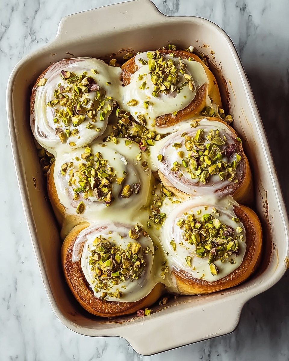 Small Batch Pistachio Cream Cinnamon Rolls for Cozy Mornings Recipe