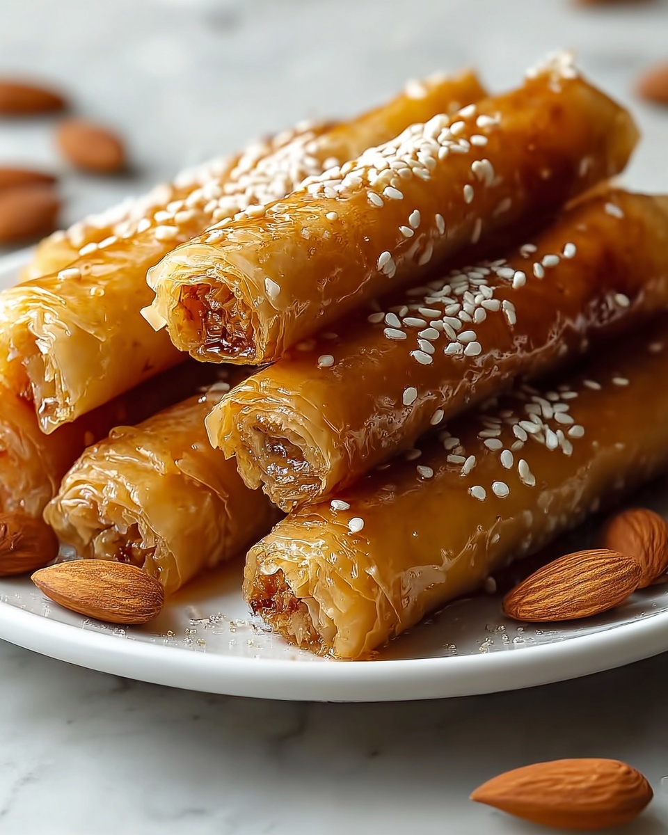 Moroccan Honey Almond Cigars Recipe