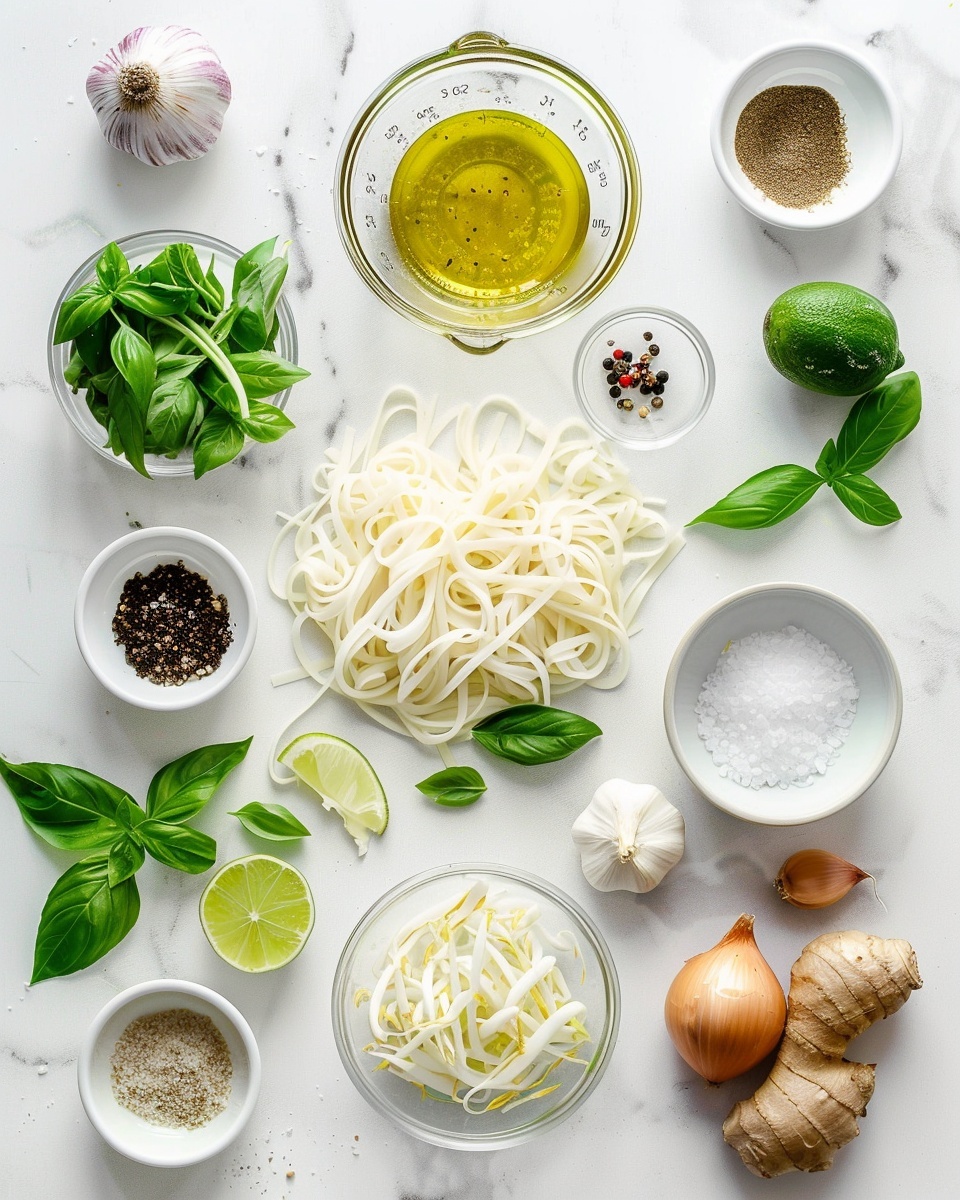 Easy Thai Chicken Curry Soup Recipe 5 Single white bowl with one serving of Thai red curry noodle soup featuring thick rice noodles immersed in creamy orange coconut broth, tender shredded chicken pieces, fresh green spinach leaves, chopped scallions, and cilantro sprinkled on top, garnished with a bright lime wedge on the side, close-up angle revealing the rich broth texture and noodle strands, set on a white marble background, natural lighting, styled food blog presentation photo taken with an iphone --ar 4:5 --v 7