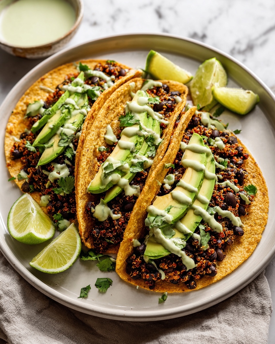 Black Bean Quinoa Tacos Recipe