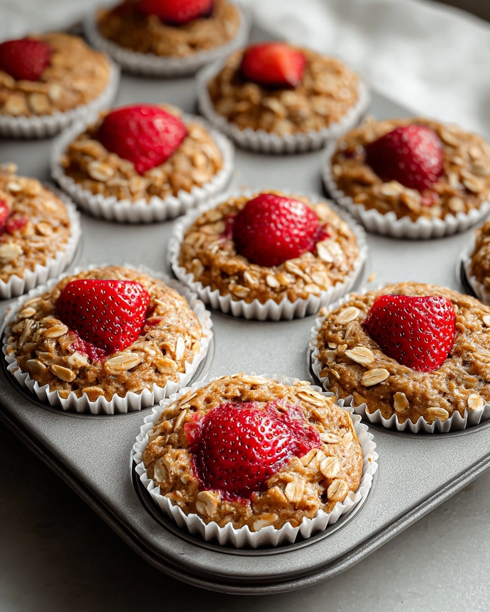 Irresistible Strawberry Oatmeal Muffins Recipe