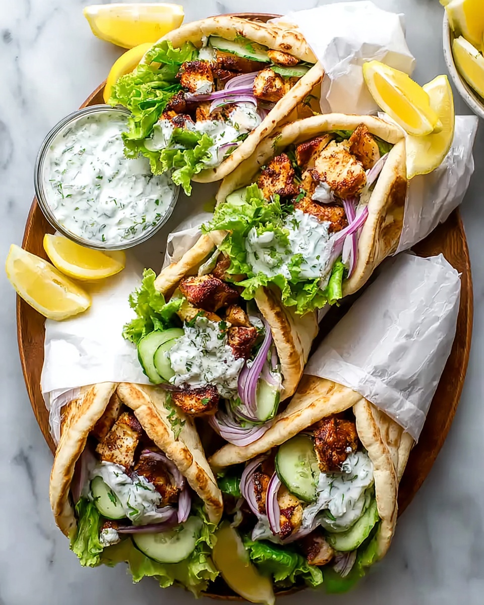 30-Minute Mediterranean Chicken Wraps Recipe