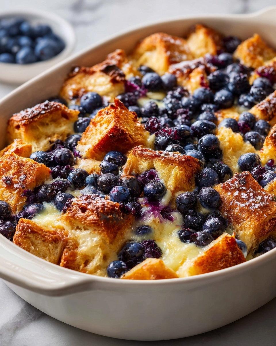 Blueberry Cottage Cheese Breakfast Bake Recipe