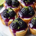 Blackberry Lime Cheesecake Cupcakes Recipe