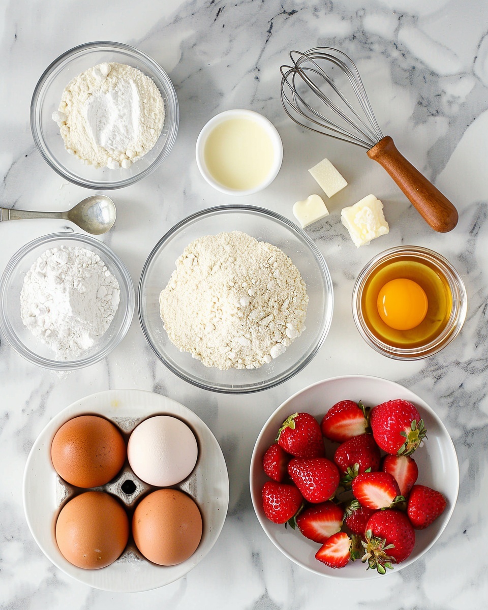 Strawberry Cake Taco Recipe 5 Single white oval plate showcasing one individual strawberry cream puff tartlet, close-up angle revealing a golden, soft pastry base topped with swirls of smooth cream and fresh halved strawberry slices, natural light highlighting the creamy texture and vibrant red fruit, placed on white marble surface, styled as a delicate, ready-to-eat serving from a food blog, photo taken with an iphone --ar 4:5 --v 7