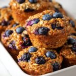 Blueberry Banana Baked Oatmeal Cups Recipe