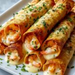 Crab Shrimp Queso Fiesta Rolls Recipe