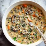 Instant Pot Mushroom Wild Rice Soup Recipe