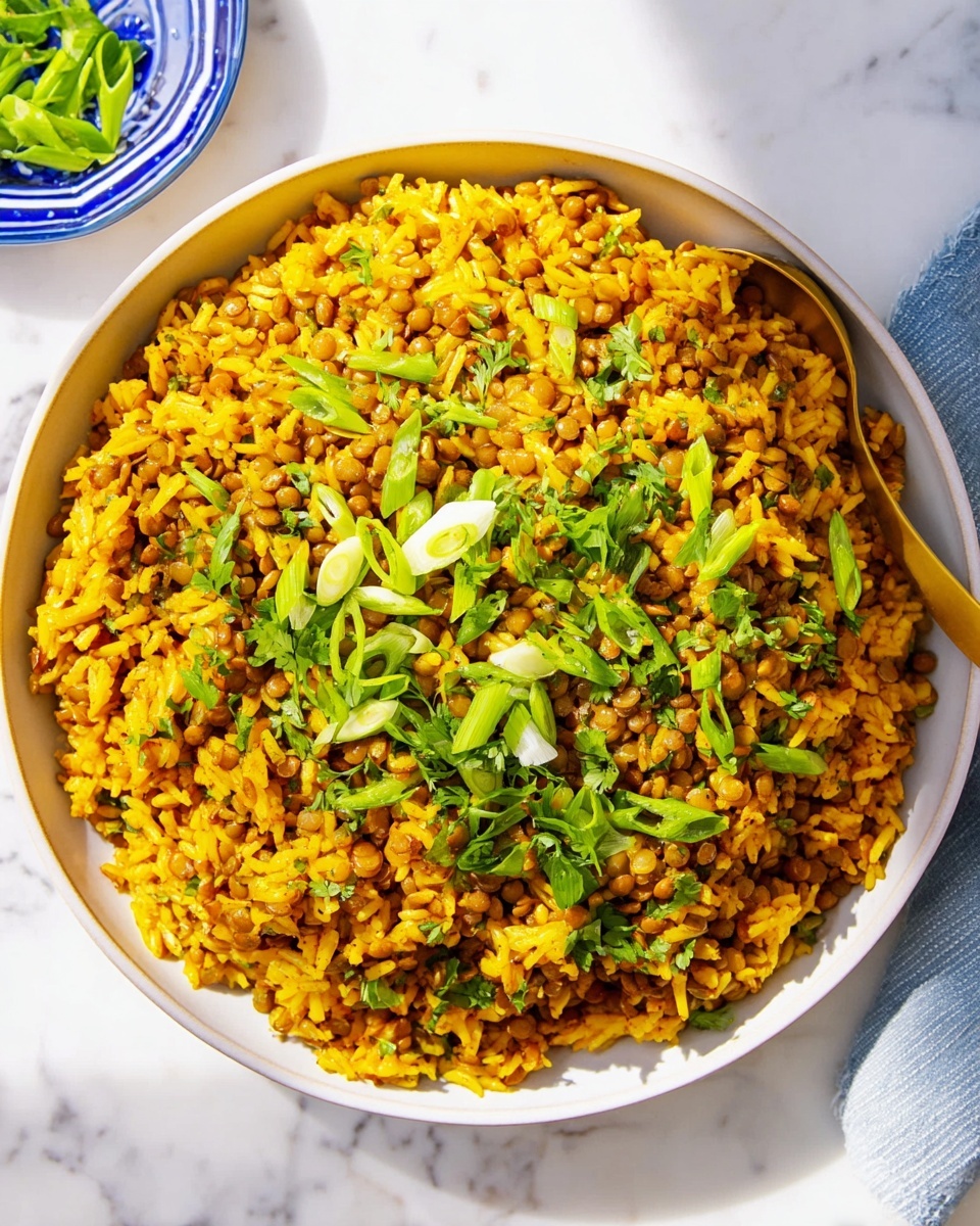 Easy Mediterranean Lentils and Rice Recipe
