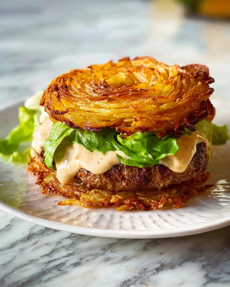 Viral 2 Ingredient Onion Ring Chips as Burger Buns Recipe