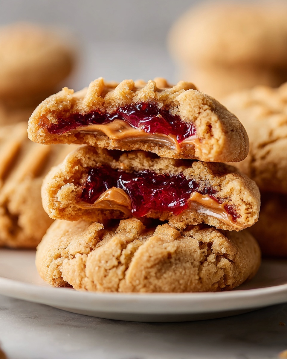 PB&J Stuffed Cookies Recipe