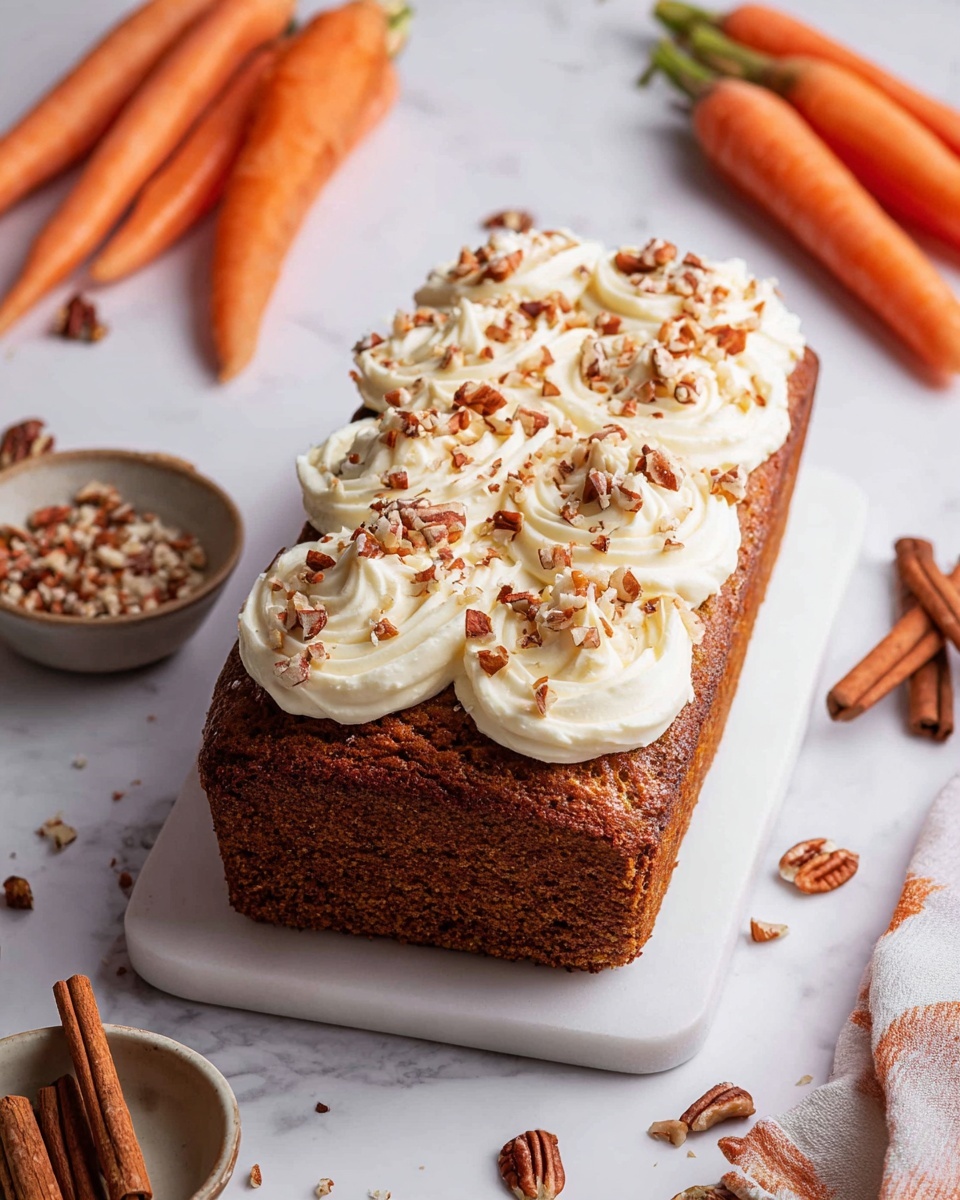 Vegan Carrot Cake Loaf Recipe