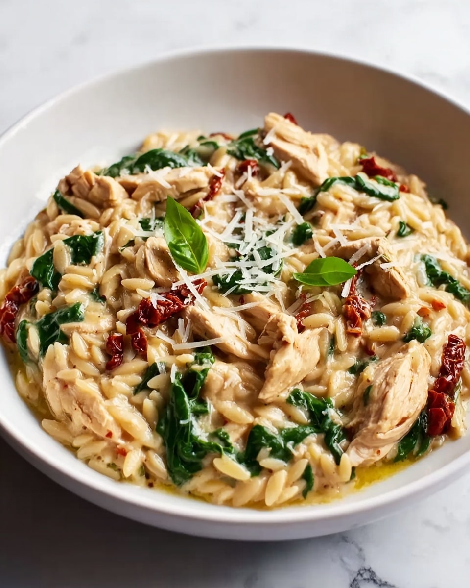 Tuscan Chicken Orzo Recipe