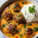 Thai Chicken Meatballs in Coconut Curry Recipe