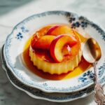 Buttermilk Panna Cotta With Caramel Peaches Recipe