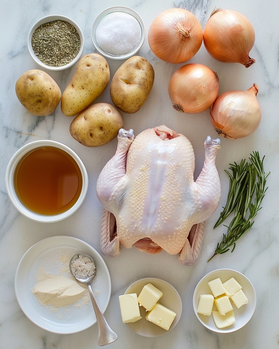 Single white plate featuring a well-seasoned, roasted chicken leg quarter with crispy golden skin, resting atop a bed of braised carrots and small roasted red potatoes, the interior tender and juicy with visible herbs and spices, garnished with a fresh sprig of thyme and a thin orange slice for a pop of color, natural light highlighting the textures and warm tones, placed on a white marble surface, intimate plated serving photo taken with an iphone --ar 4:5 --v 7