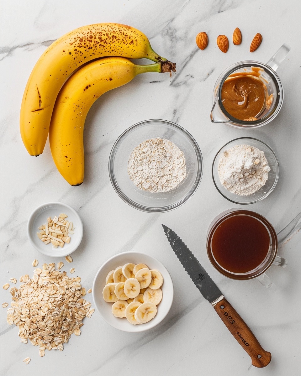 Almond Croissant Baked Oats (Gluten-Free) Recipe 5 Single white plate holding one square slice of almond oat cake topped with a dollop of whipped cream, close-up angled view revealing the moist crumb and toasted almond flakes layered throughout, dusted with powdered sugar and cinnamon, bright natural lighting on a white marble surface, intimate styled serving photo taken with an iphone --ar 4:5 --v 7