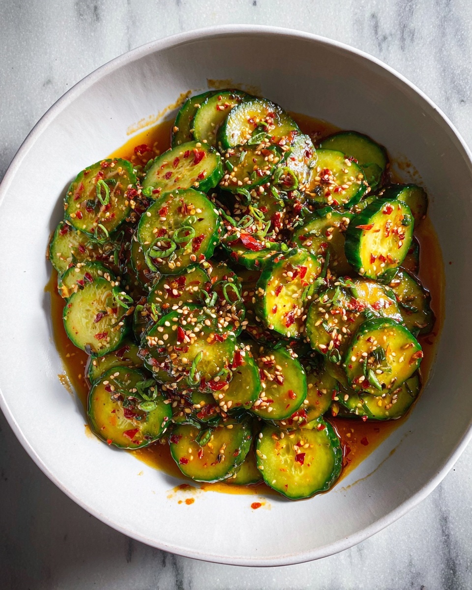 Easy Asian Cucumber Salad Recipe