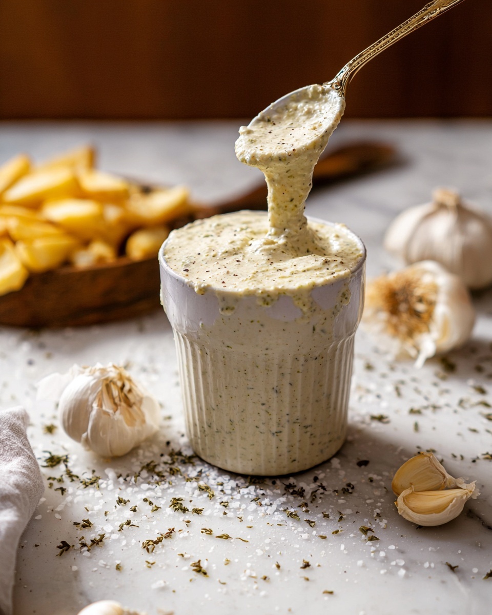 Easy Garlic Parmesan Sauce Recipe