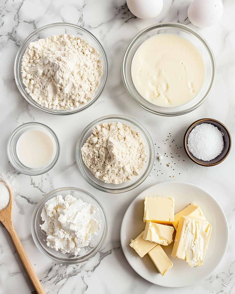 Coconut Cake With Coconut Cream Buttercream Recipe 5 Single white plate featuring one slice of layered white cake with creamy frosting between each soft, moist sponge layer, the exterior coated with delicate white chocolate shavings, close-up angled view revealing the texture and thickness of the cake layers and whipped frosting, set against a white marble surface with natural lighting accentuating the smooth and fluffy details, styled as a perfect individual dessert portion ready to eat, photo taken with an iphone --ar 4:5 --v 7