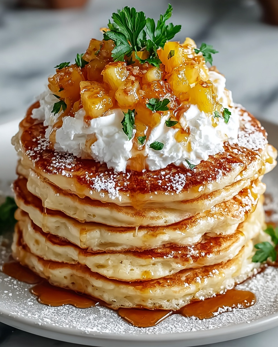 Indulgent Sweet Coconut Cream Pancakes for a Tropical Twist Recipe