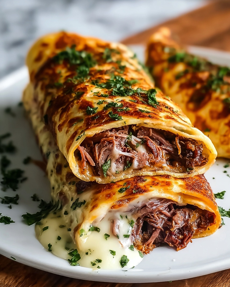 French Dip Tortilla Roll Ups Recipe