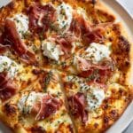 White Pizza with Prosciutto & Hot Honey Recipe