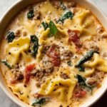 Creamy Alfredo Lasagna Soup Recipe