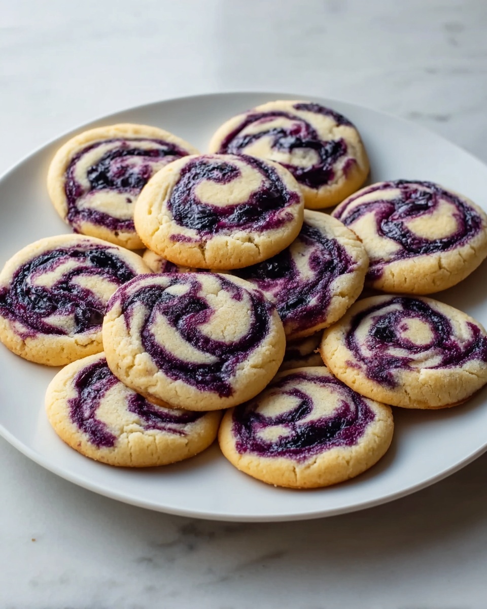 Blueberry Cheesecake Swirl Cookies Recipe