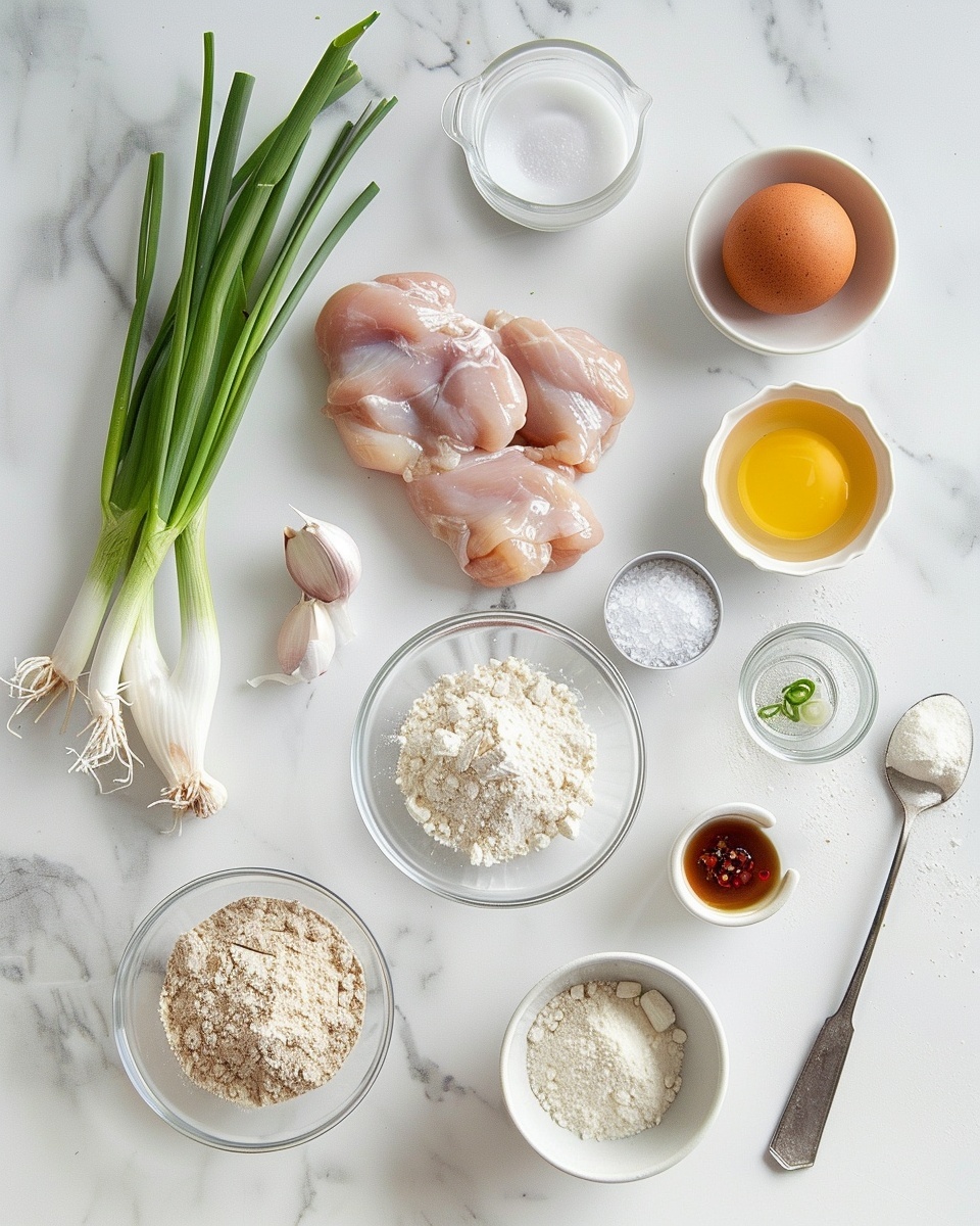Large white serving bowl filled with generous portions of sticky glazed fried chicken pieces sprinkled with sesame seeds, nestled on a bed of fluffy white rice, surrounded by fresh steamed broccoli florets, entire dish shown from a 3/4 angle on white marble background with natural lighting, styled like a hero shot from a food magazine, photo taken with an iphone --ar 4:5 --v 7