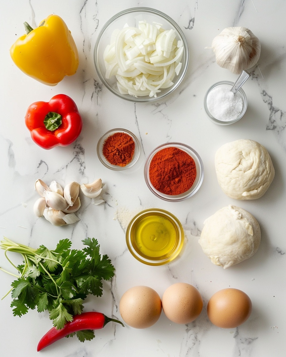 Baking tray filled with a dozen golden-brown empanadas arranged evenly on white parchment paper, each empanada showing crisp, crimped edges and a shiny, perfectly baked surface, the entire pan presented on a white marble background under natural lighting, capturing the full, uncut batch in a professional, appetizing food magazine style photo taken with an iphone --ar 4:5 --v 7