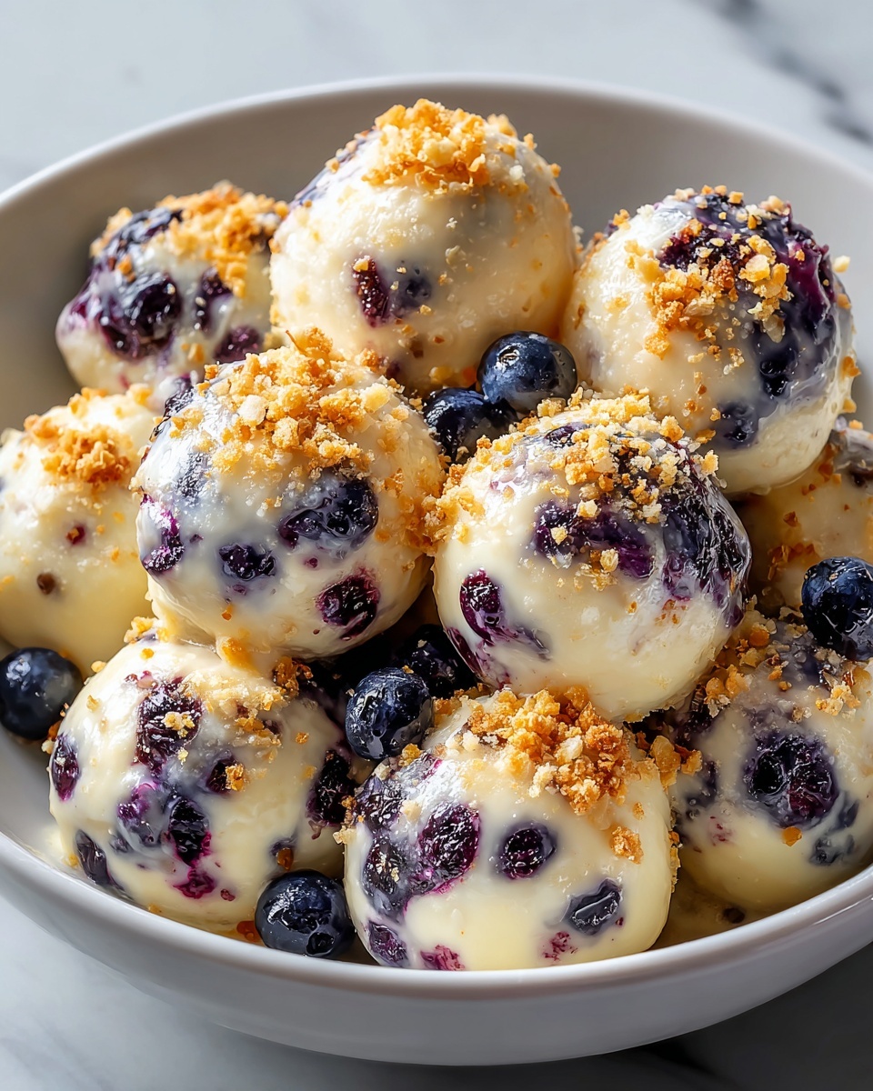 Lemon Blueberry Cottage Cheese Protein Bites Recipe