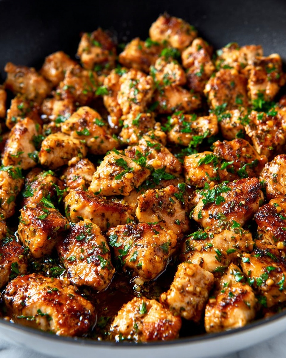 15-Minute Garlic Butter Chicken Bites: Easy One-Pan Recipe