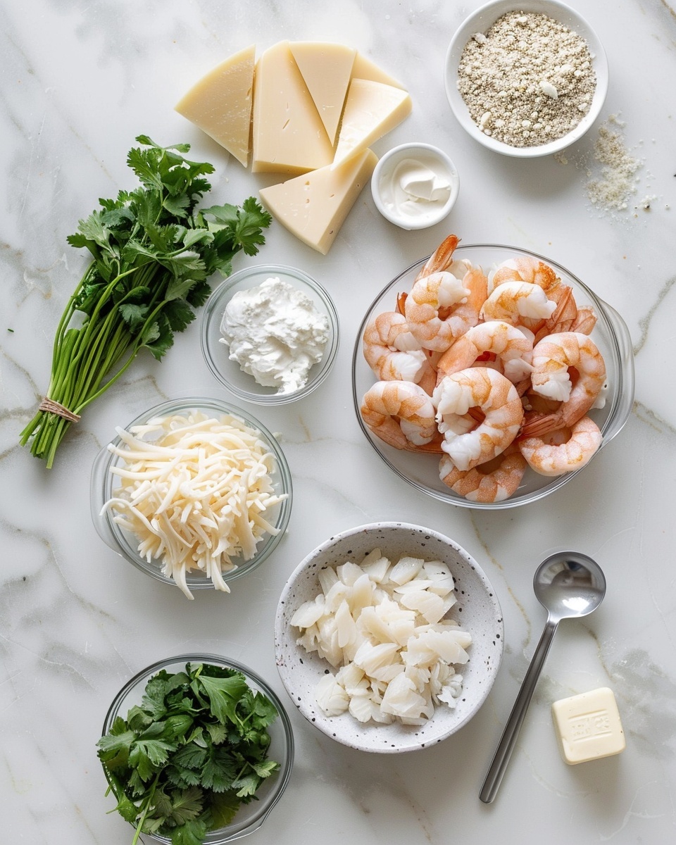 White rectangular serving platter filled with a full stack of golden-brown shrimp and cheese taquitos, each tightly rolled and crispy, oozing creamy cheese sauce with visible shrimp pieces and garnished with fresh chopped green herbs, presented on a white marble countertop with natural lighting, professional food magazine hero shot, photo taken with an iphone --ar 4:5 --v 7